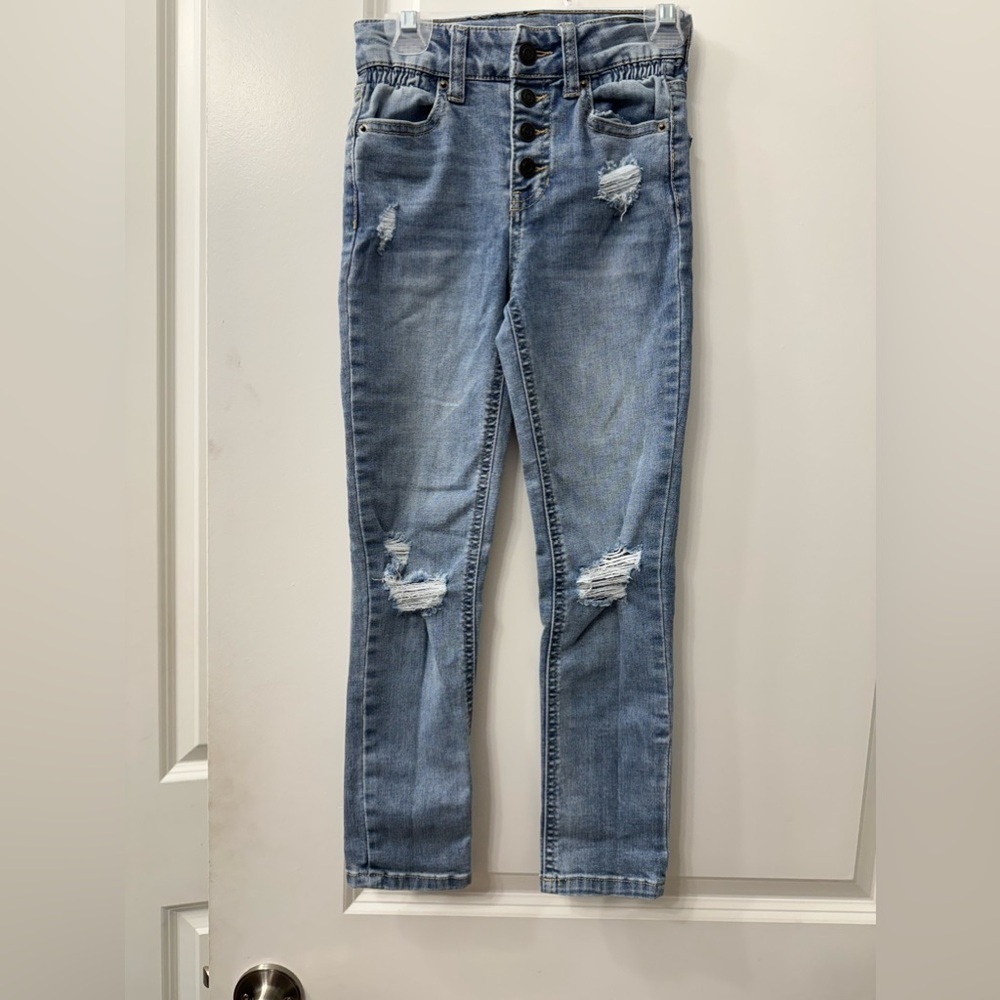 Girls blue jeans